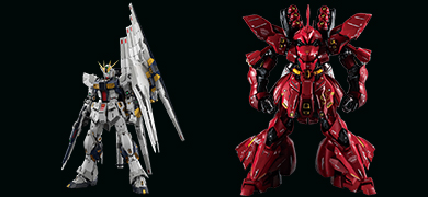 【鋼彈】傳奇對決再現！PG UNLEASHED &nu;鋼彈 vs. 沙薩比，鋼普拉45周年紀念池榮耀登場！