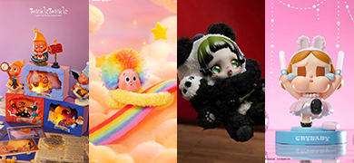 【泡泡瑪特】三大IP新品齊上新！星星人、CRYBABY、SKULLPANDA全新爆款齊發~