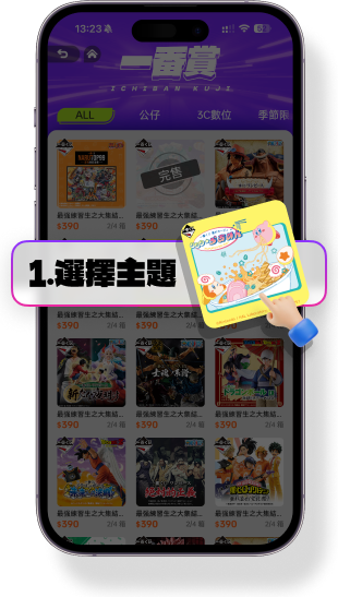 一番賞抽獎步驟說明圖 - 簡單易懂的抽獎流程