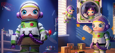 【泡泡瑪特】MEGA SPACE MOLLY 1000%/400% 巴斯光年 新款發售！